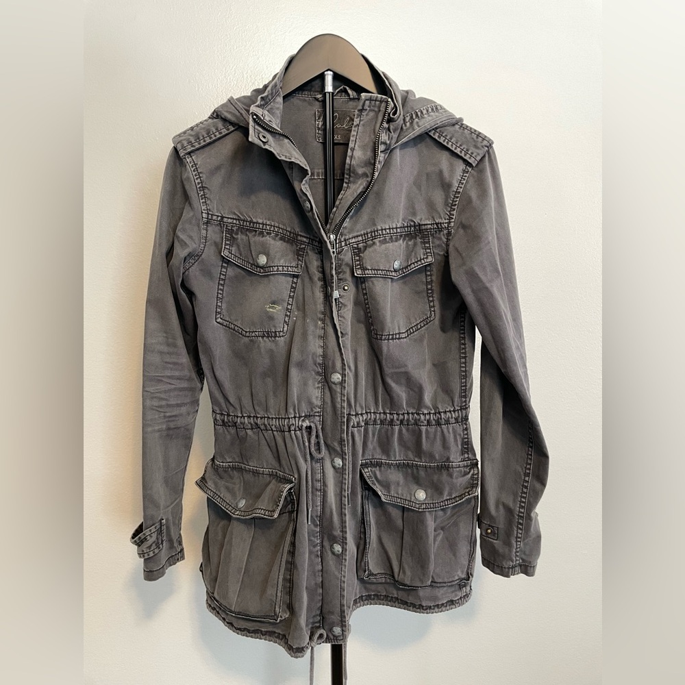 Talula Gray Utility Jacket size xxs